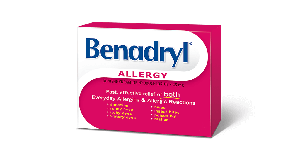 Benadryl 25 Mg Dosage Chart